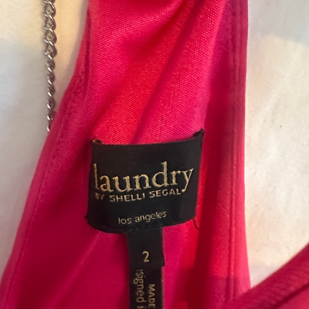 Laundry By Shelli Segal Vibrant Pink Dress - Picture 3 of 8
